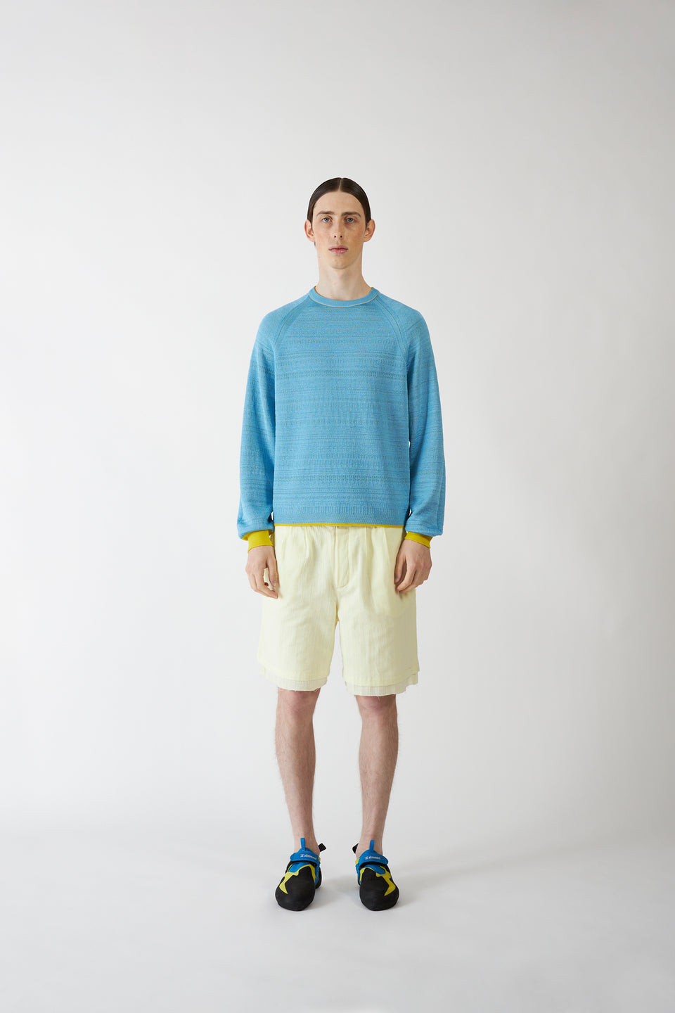LIME/SKY MASVI SWEATER