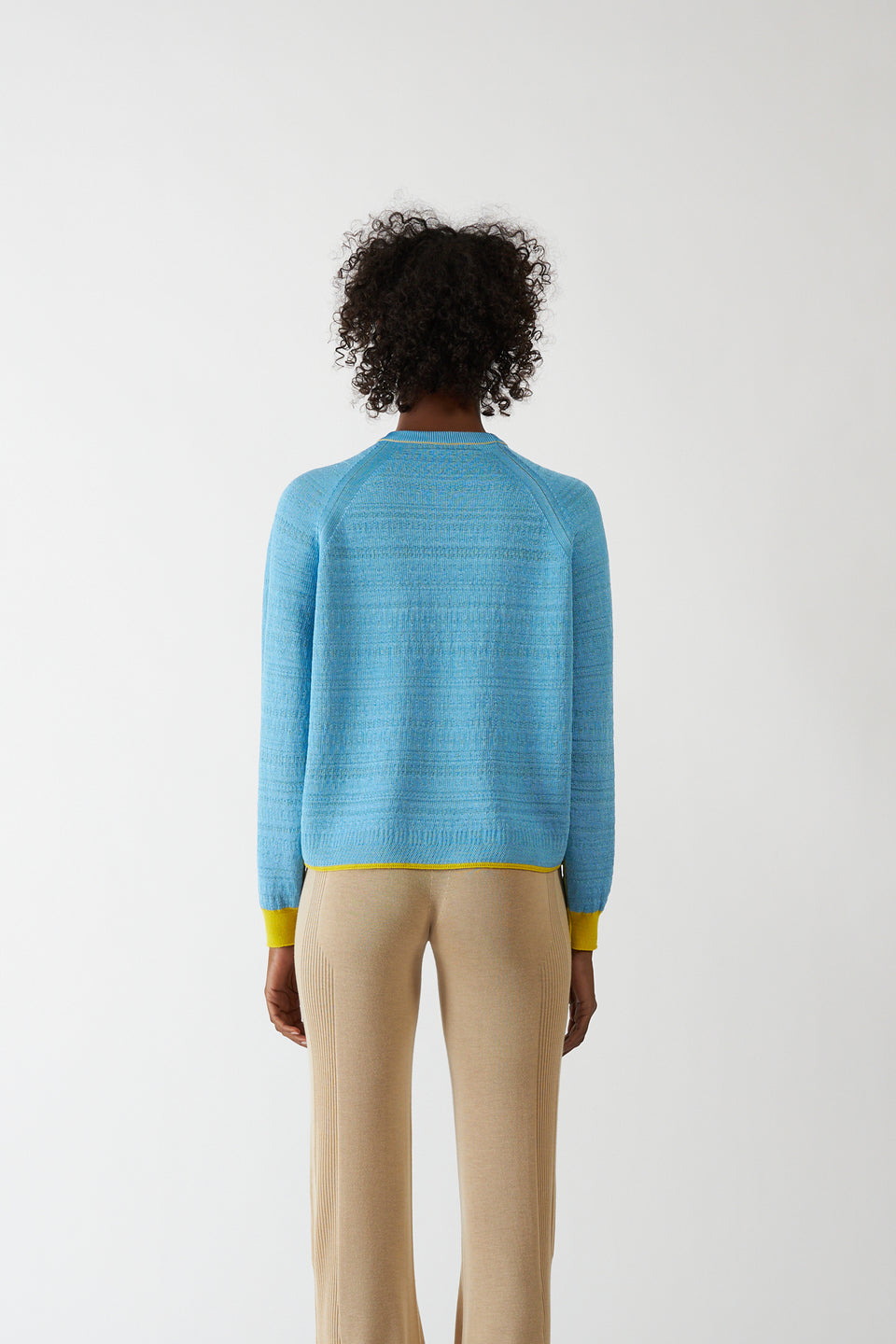 LIME/SKY VISMA SWEATER