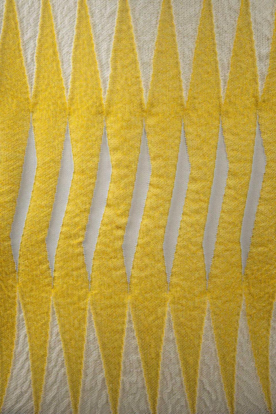 YELLOW EMBOSSED TOTE