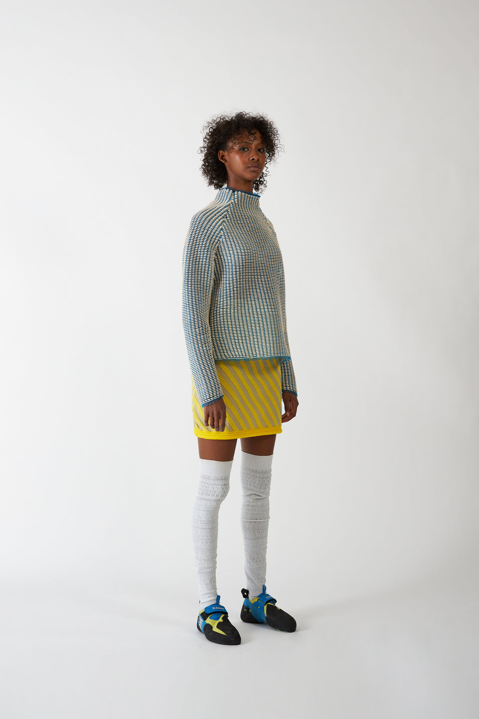 NATURAL BLUE AXENT SWEATER